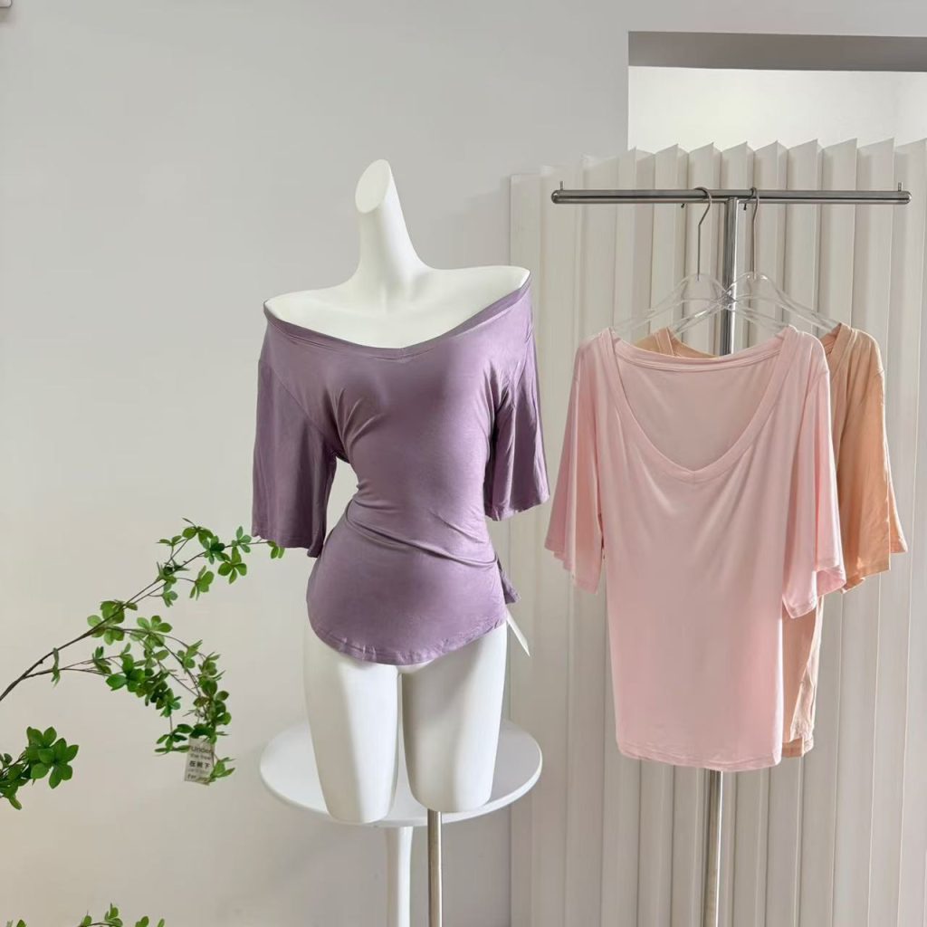 Summer Design Slim Waist T-Shirt